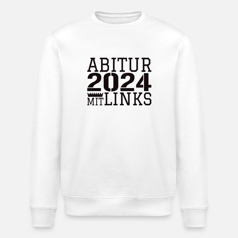 Abitur Abi - Stanley/Stella Unisex Bio-Sweatshirt ROLLER - Weiß