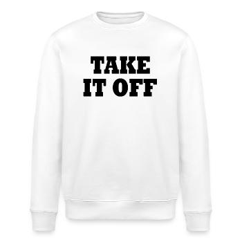 Take it off - Stanley/Stella Unisex Bio-Sweatshirt ROLLER - Weiß - Vorne - Nik (191cm)