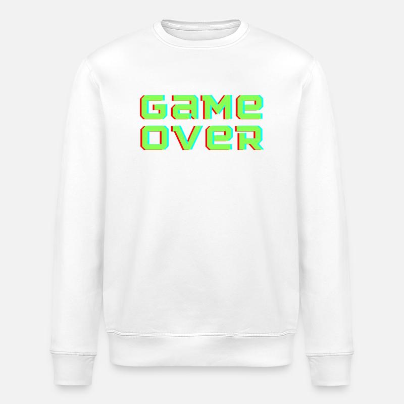 Game over - Stanley/Stella Unisex Bio-Sweatshirt ROLLER - Weiß
