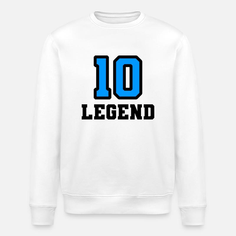 Legend 10 - Sweat bio ROLLER Stanley/Stella Unisexe - blanc