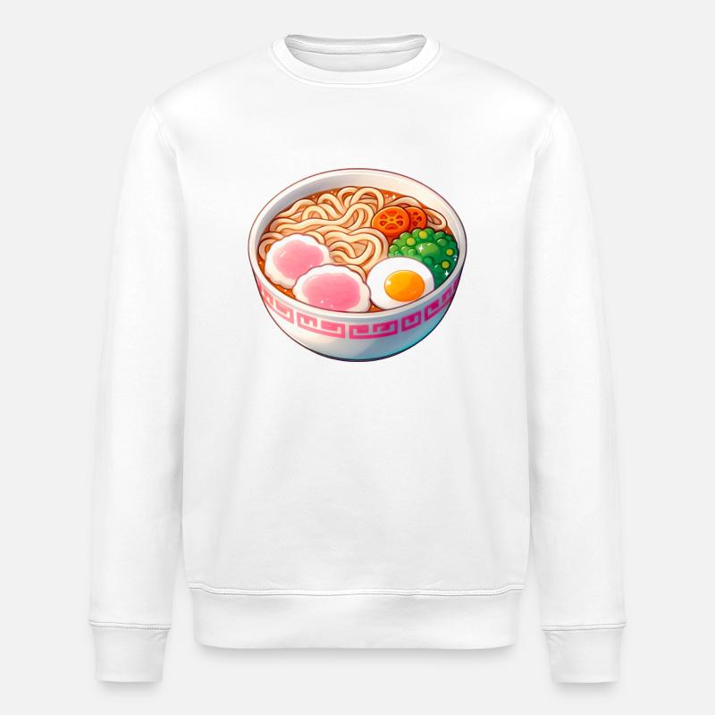 Ramen Bol De Repas - Sweat bio ROLLER Stanley/Stella Unisexe - blanc