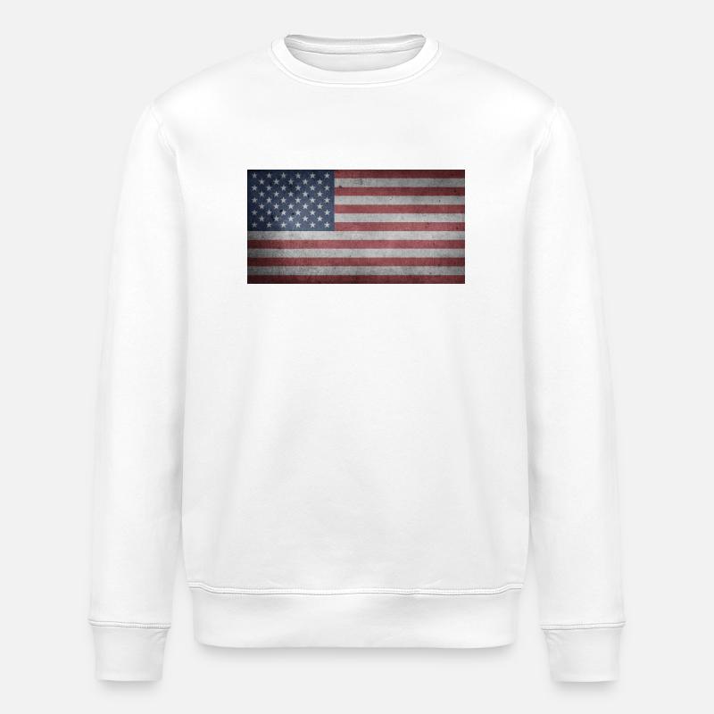 american eagle - Stanley/Stella Unisex Bio-Sweatshirt ROLLER - Weiß