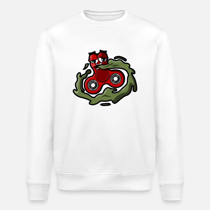 Sick Fidget Spinner - Sweat bio ROLLER Stanley/Stella Unisexe - blanc