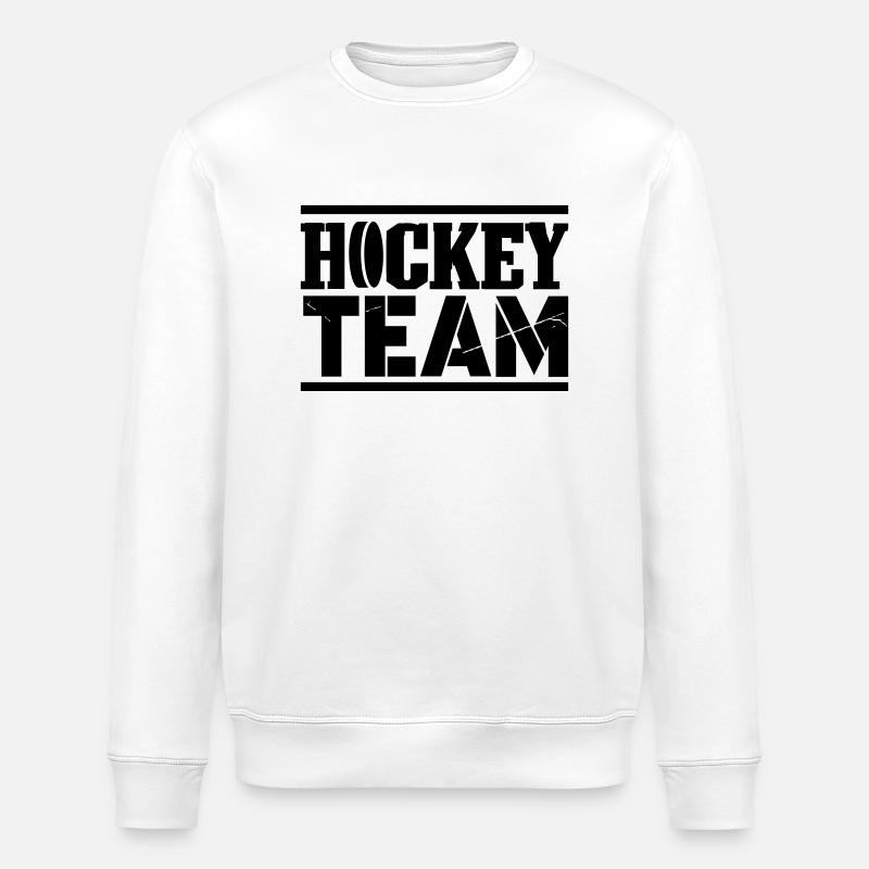 hockey team - Stanley/Stella Unisex Bio-Sweatshirt ROLLER - Weiß