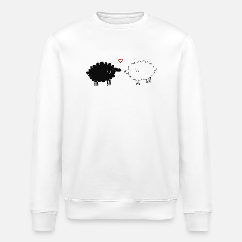 Sheep - Stanley/Stella ROLLER Unisex Organic Sweatshirt - white