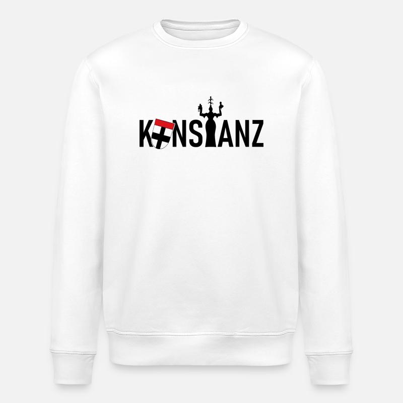 Konstanz - Imperia - Bodensee - Baden-Württemberg - Stanley/Stella Unisex Bio-Sweatshirt ROLLER - Weiß