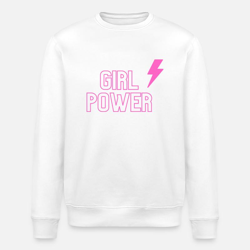 Blitz Girl Power - Sweat bio ROLLER Stanley/Stella Unisexe - blanc