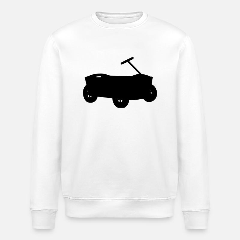 Bollerwagen - Stanley/Stella Unisex Bio-Sweatshirt ROLLER - Weiß