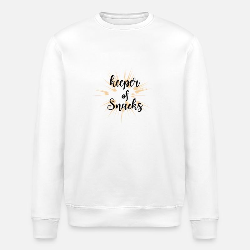 Gardien de snacks Funny - Sweat bio ROLLER Stanley/Stella Unisexe - blanc