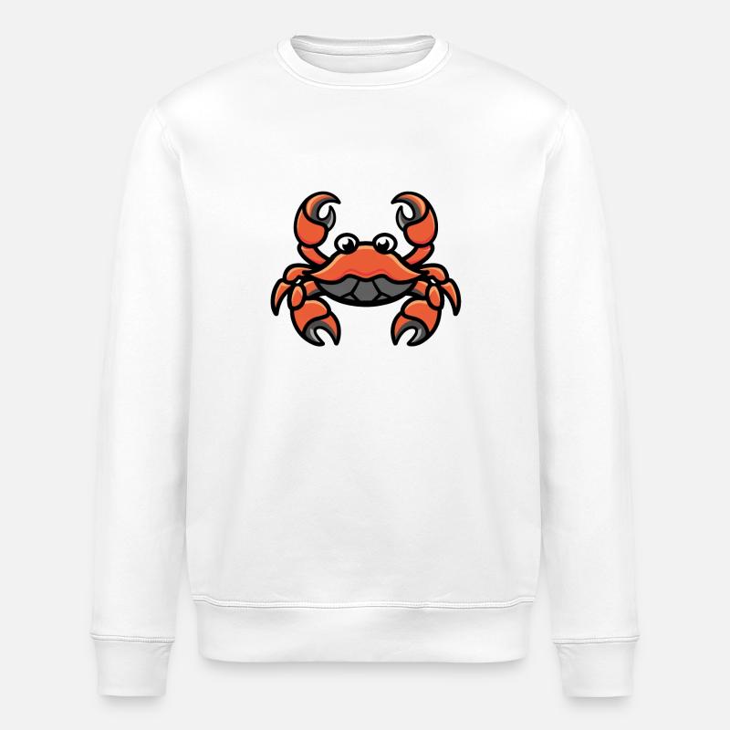 krabbe - Stanley/Stella Unisex Bio-Sweatshirt ROLLER - Weiß