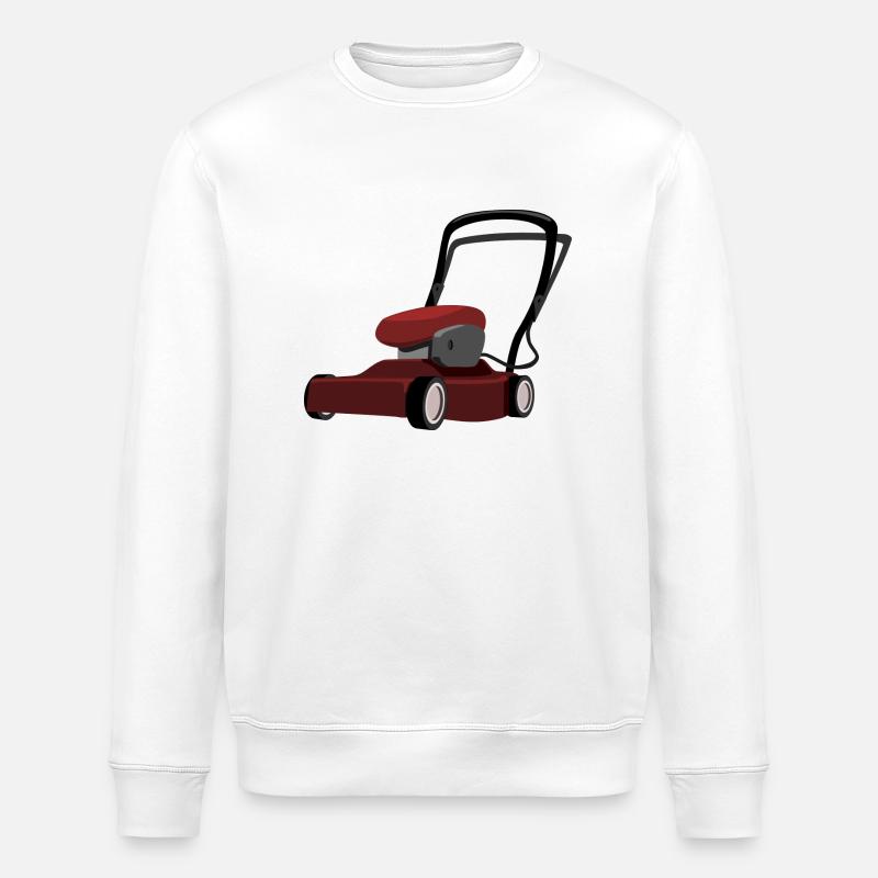 rasenmaeher lawn mower mowing machine2 - Sweat bio ROLLER Stanley/Stella Unisexe - blanc