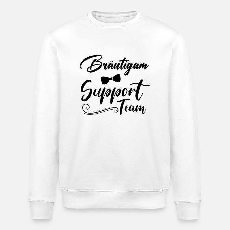 bräutigam support team - Stanley/Stella Unisex Bio-Sweatshirt ROLLER - Weiß