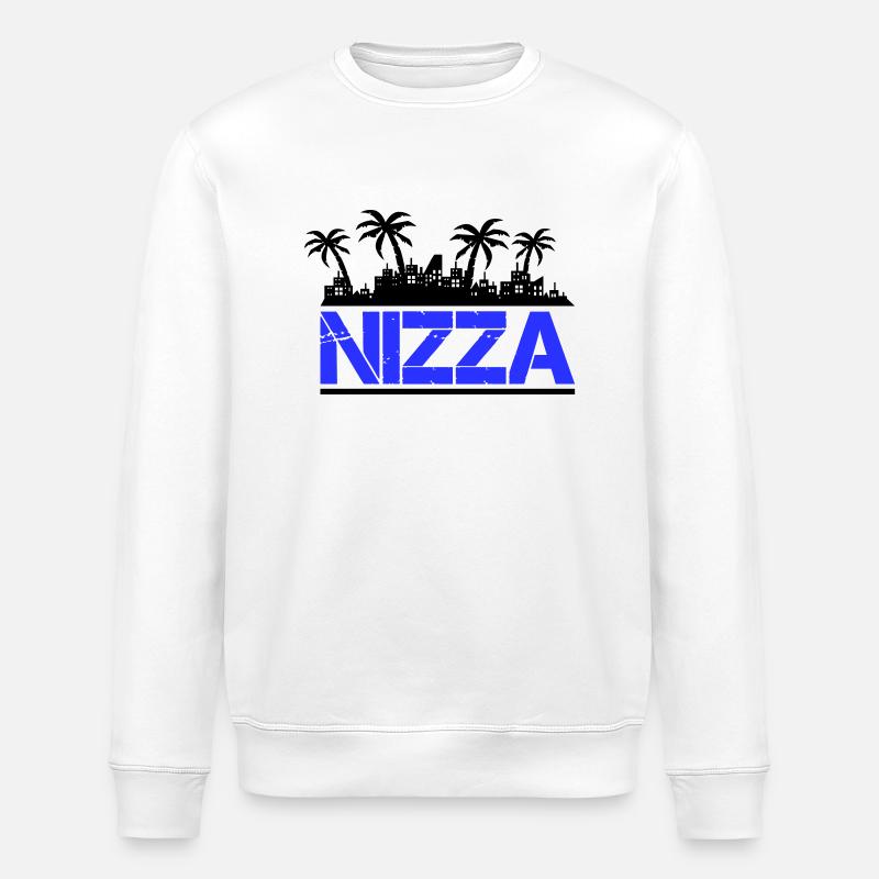 nizza - Stanley/Stella Unisex Bio-Sweatshirt ROLLER - Weiß