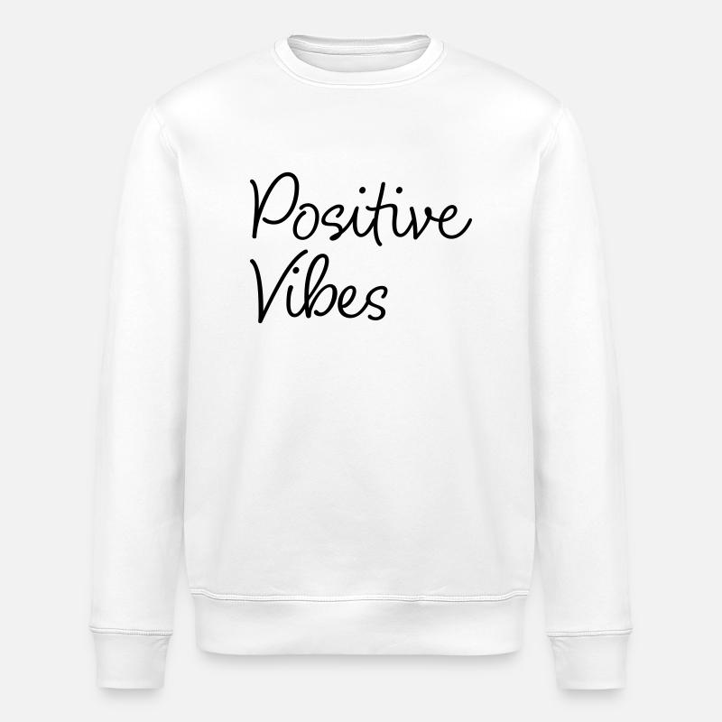 Ondes positives - Sweat bio ROLLER Stanley/Stella Unisexe - blanc