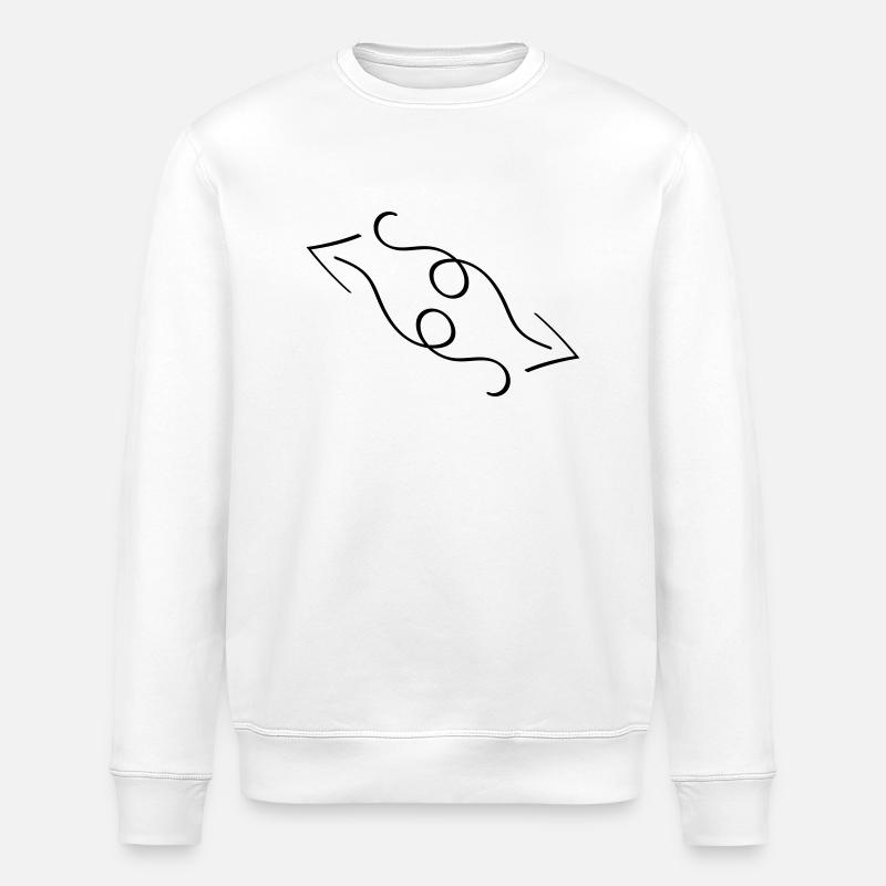 pfeile - Stanley/Stella Unisex Bio-Sweatshirt ROLLER - Weiß