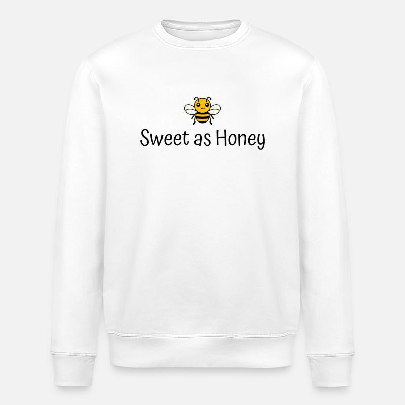 Sweet as Honey - Stanley/Stella Unisex Bio-Sweatshirt ROLLER - Weiß
