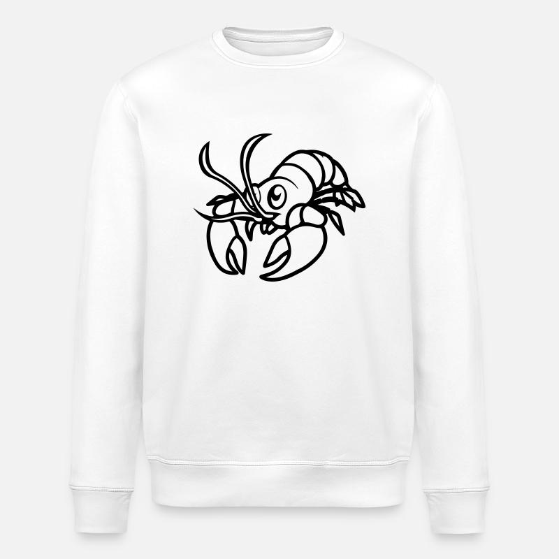 Homard Bande dessinée - Sweat bio ROLLER Stanley/Stella Unisexe - blanc