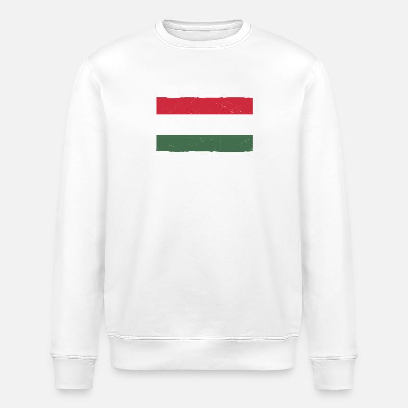 Magyars Hongrie - Sweat bio ROLLER Stanley/Stella Unisexe - blanc