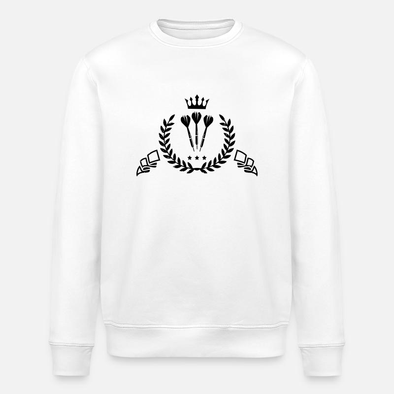darts wappen - Stanley/Stella Unisex Bio-Sweatshirt ROLLER - Weiß
