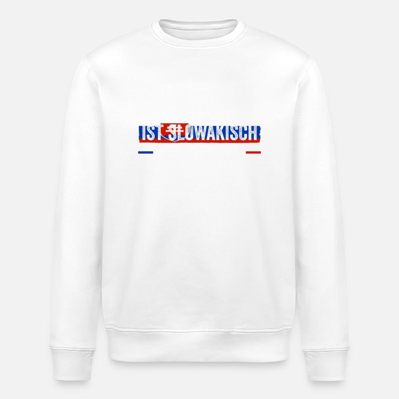 Slowaken Slowakei - Stanley/Stella Unisex Bio-Sweatshirt ROLLER - Weiß