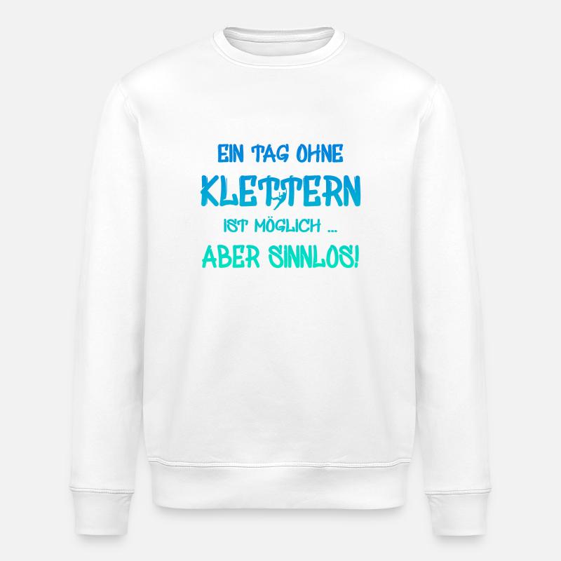 klettern - Stanley/Stella Unisex Bio-Sweatshirt ROLLER - Weiß