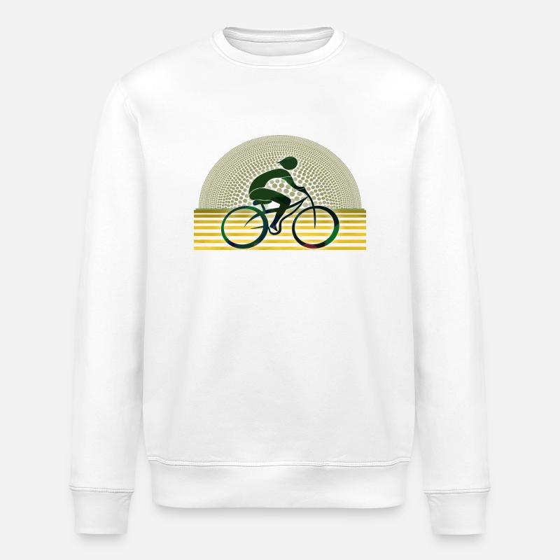 Radfahrer - Stanley/Stella Unisex Bio-Sweatshirt ROLLER - Weiß
