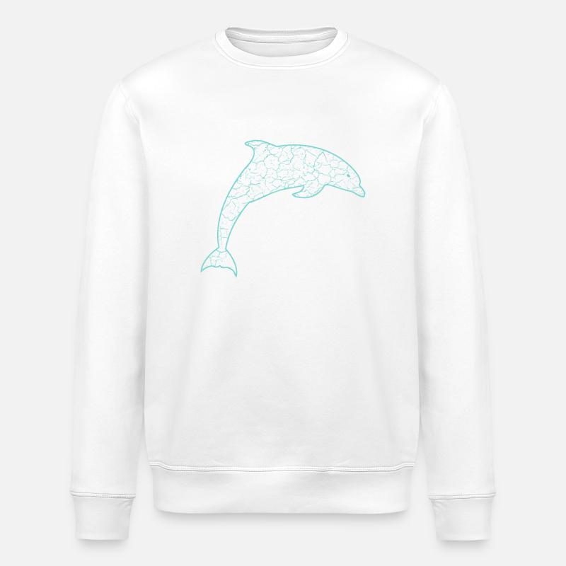Delfin - Stanley/Stella Unisex Bio-Sweatshirt ROLLER - Weiß