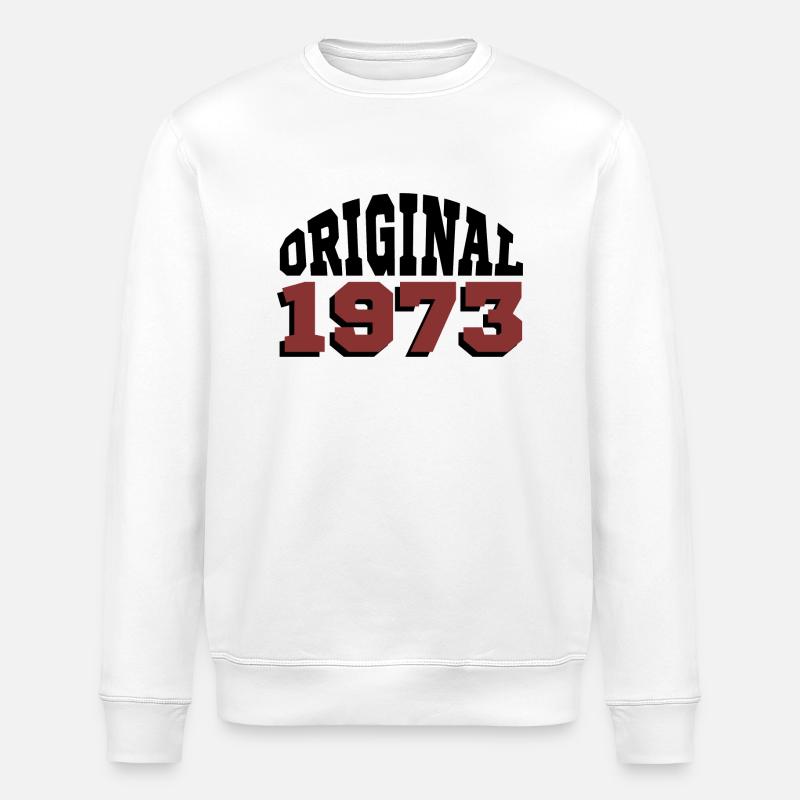 Original 1973 - Stanley/Stella Unisex Bio-Sweatshirt ROLLER - Weiß