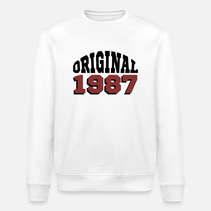 Original 1987 - Sweat bio ROLLER Stanley/Stella Unisexe - blanc