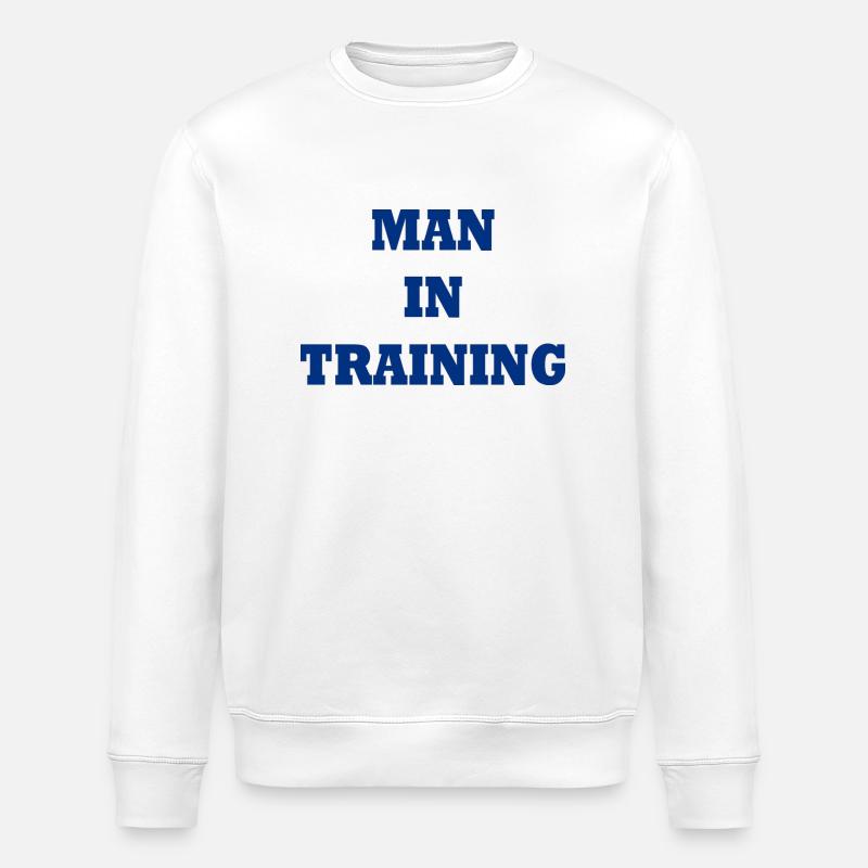 Man in Training - Sweat bio ROLLER Stanley/Stella Unisexe - blanc