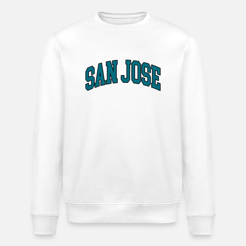San Jose - Stanley/Stella Unisex Bio-Sweatshirt ROLLER - Weiß