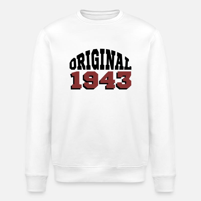 Original 1943 - Stanley/Stella Unisex Bio-Sweatshirt ROLLER - Weiß