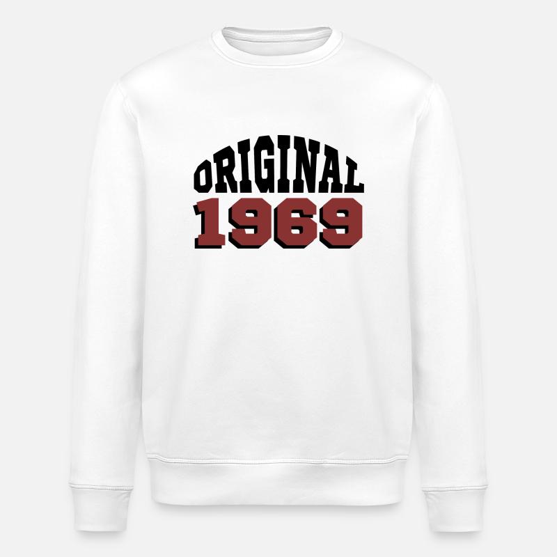 Original 1969 - Stanley/Stella ROLLER Unisex Organic Sweatshirt - white