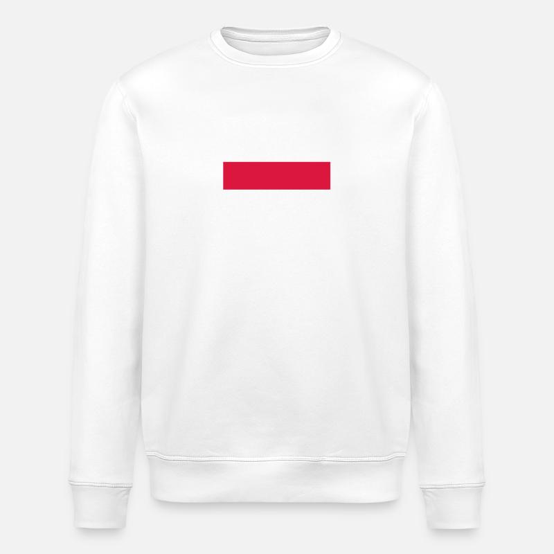 Polonais Pologne - Sweat bio ROLLER Stanley/Stella Unisexe - blanc