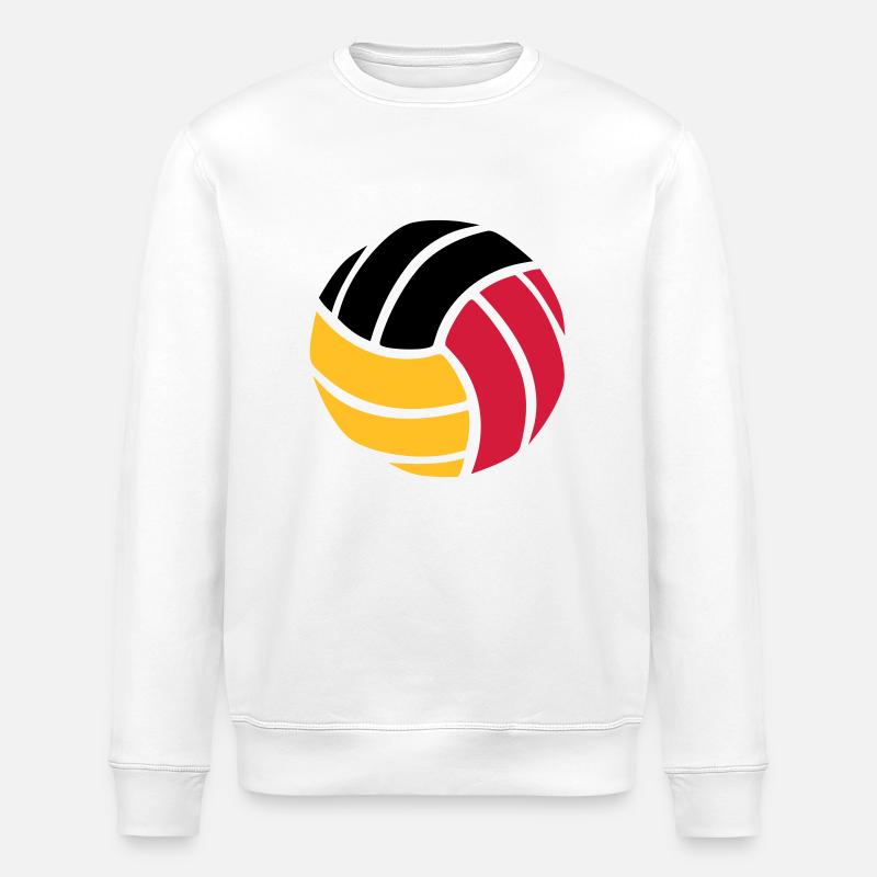Volleyball - Stanley/Stella Unisex Bio-Sweatshirt ROLLER - Weiß