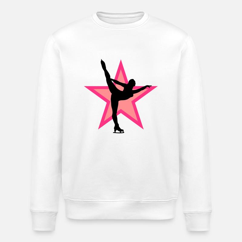 eiskunst_c_3c - Stanley/Stella Unisex Bio-Sweatshirt ROLLER - Weiß