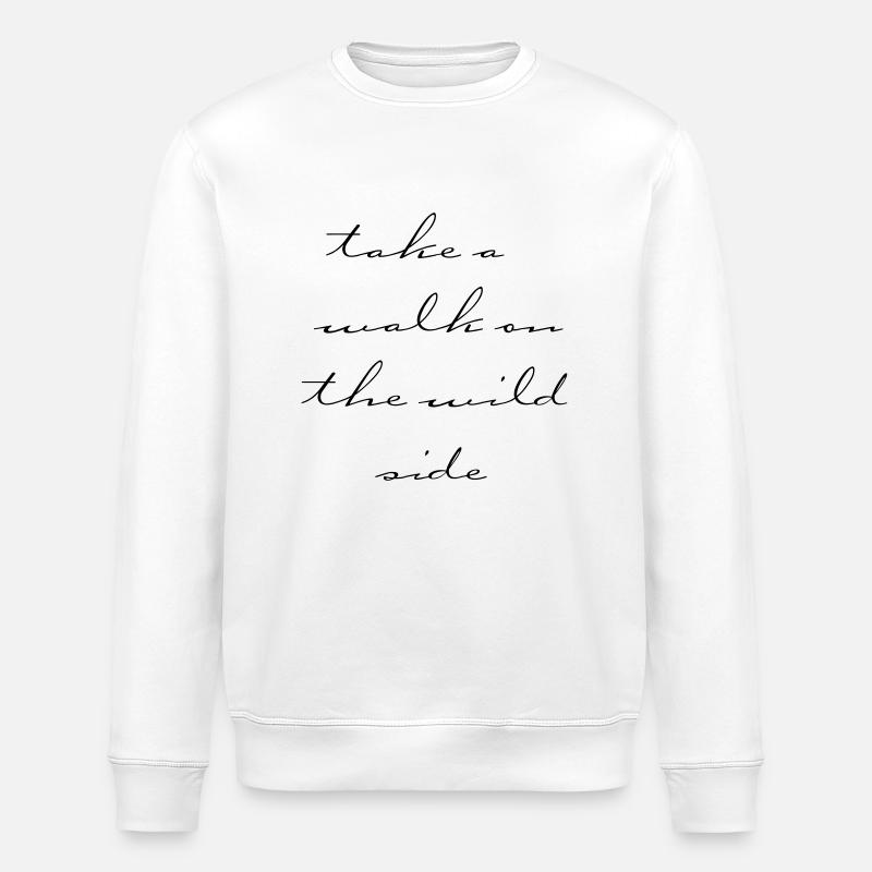 walk on the wild side - Stanley/Stella Unisex Bio-Sweatshirt ROLLER - Weiß