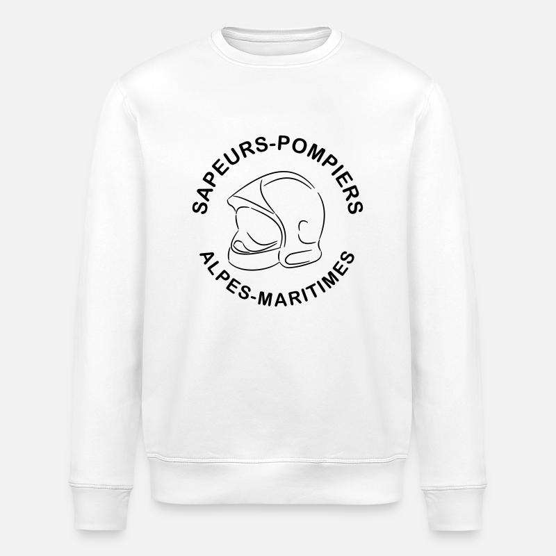 sapeurs-pompiers alpes-maritimes - Sweat bio ROLLER Stanley/Stella Unisexe - blanc