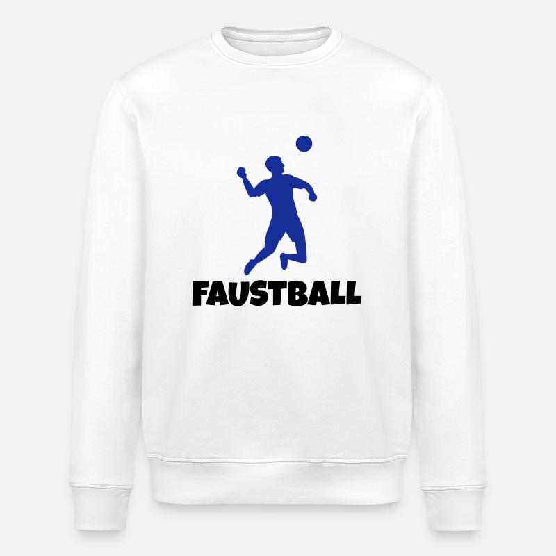 Faustball - Stanley/Stella Unisex Bio-Sweatshirt ROLLER - Weiß