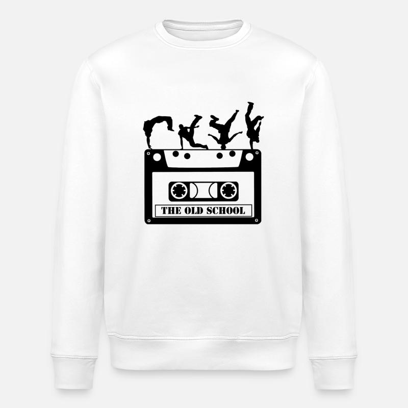 old school - Stanley/Stella Unisex Bio-Sweatshirt ROLLER - Weiß