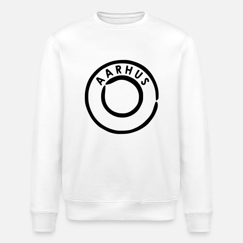 Aarhus - Stanley/Stella ROLLER Unisex Organic Sweatshirt - white