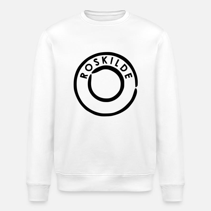 Roskilde - Stanley/Stella ROLLER Unisex Organic Sweatshirt - white