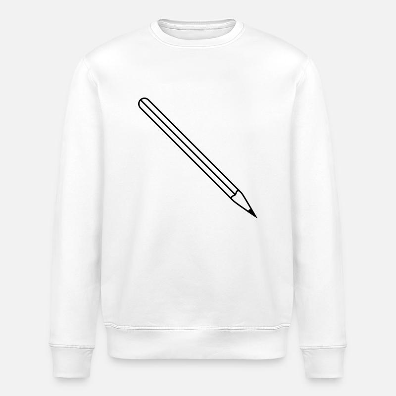 pencil - Sweat bio ROLLER Stanley/Stella Unisexe - blanc