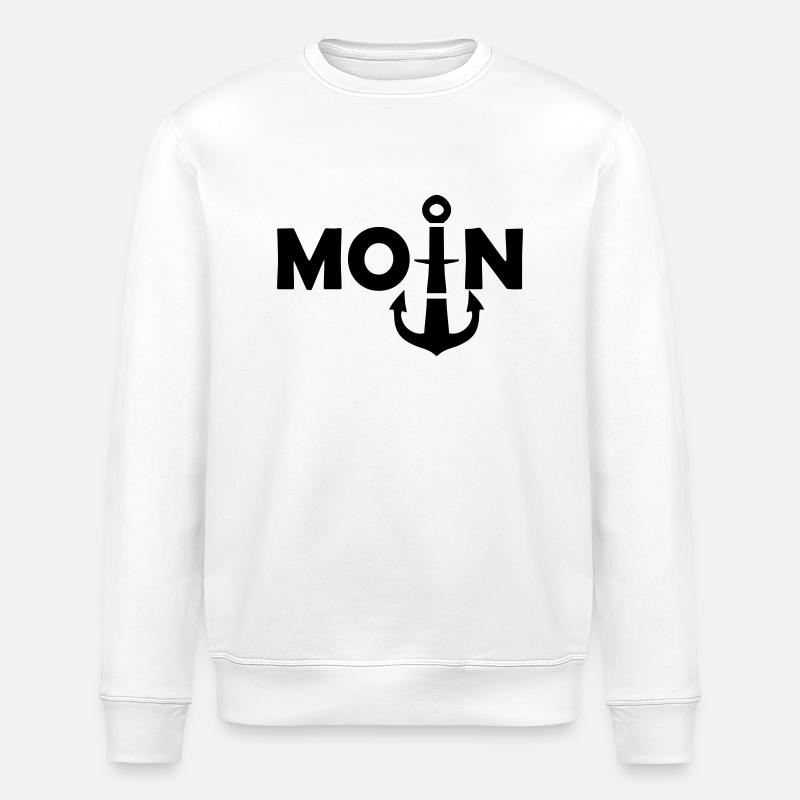 moin - Sweat bio ROLLER Stanley/Stella Unisexe - blanc