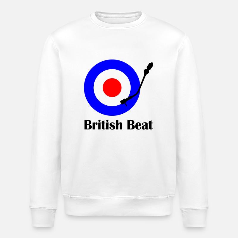 british beat - Sweat bio ROLLER Stanley/Stella Unisexe - blanc