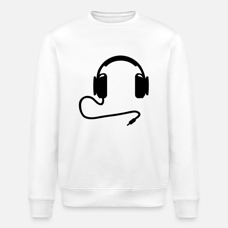 Kopfhörer - Stanley/Stella Unisex Bio-Sweatshirt ROLLER - Weiß