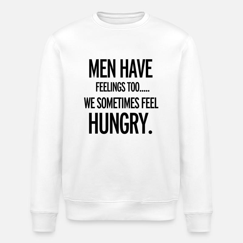 Hungry - Stanley/Stella Unisex Bio-Sweatshirt ROLLER - Weiß
