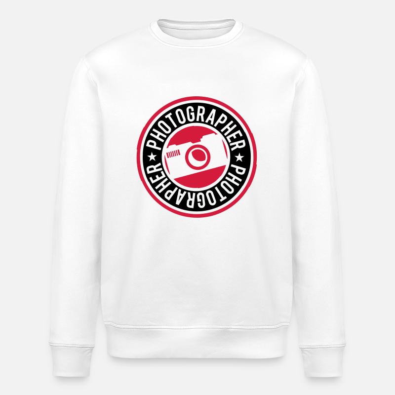 Timbre Conception photographe - Sweat bio ROLLER Stanley/Stella Unisexe - blanc