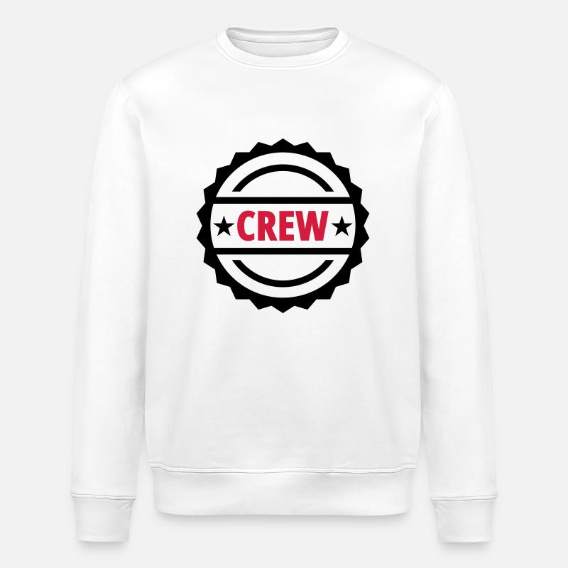 Crew - Stanley/Stella ROLLER Unisex Organic Sweatshirt - white