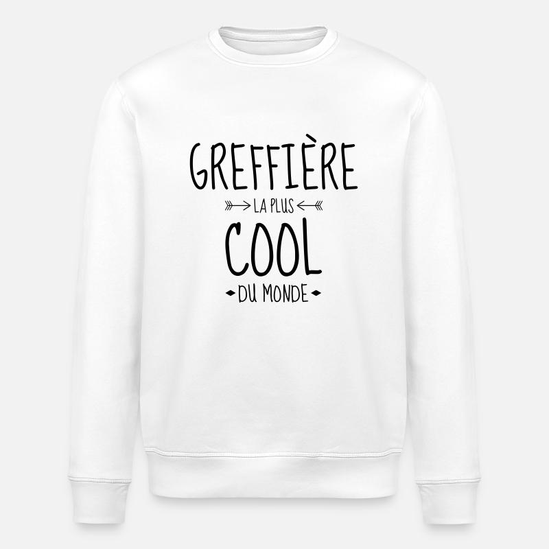 greffier / greffe / tribunal / justice / juge - Sweat bio ROLLER Stanley/Stella Unisexe - blanc